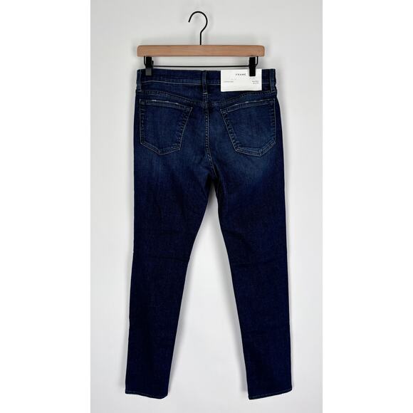 Frame L'Homme Mid Rise Slim Fit Denim Jeans Cabrillo Mens Size 30x33 New Stretch - Picture 8 of 12